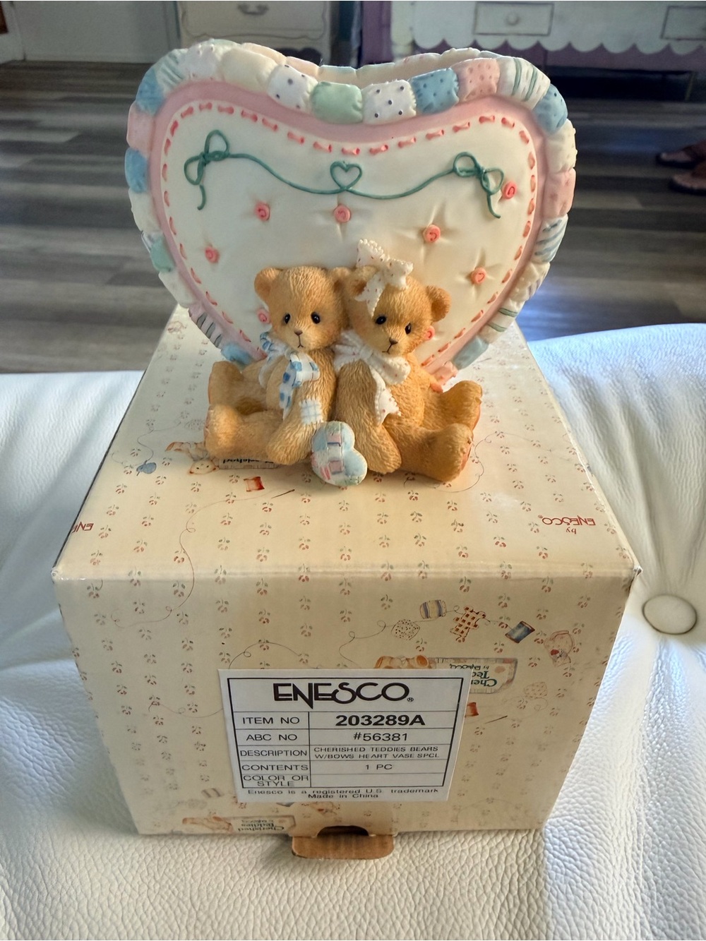 Cherished Teddies Love Bears All Things Vase